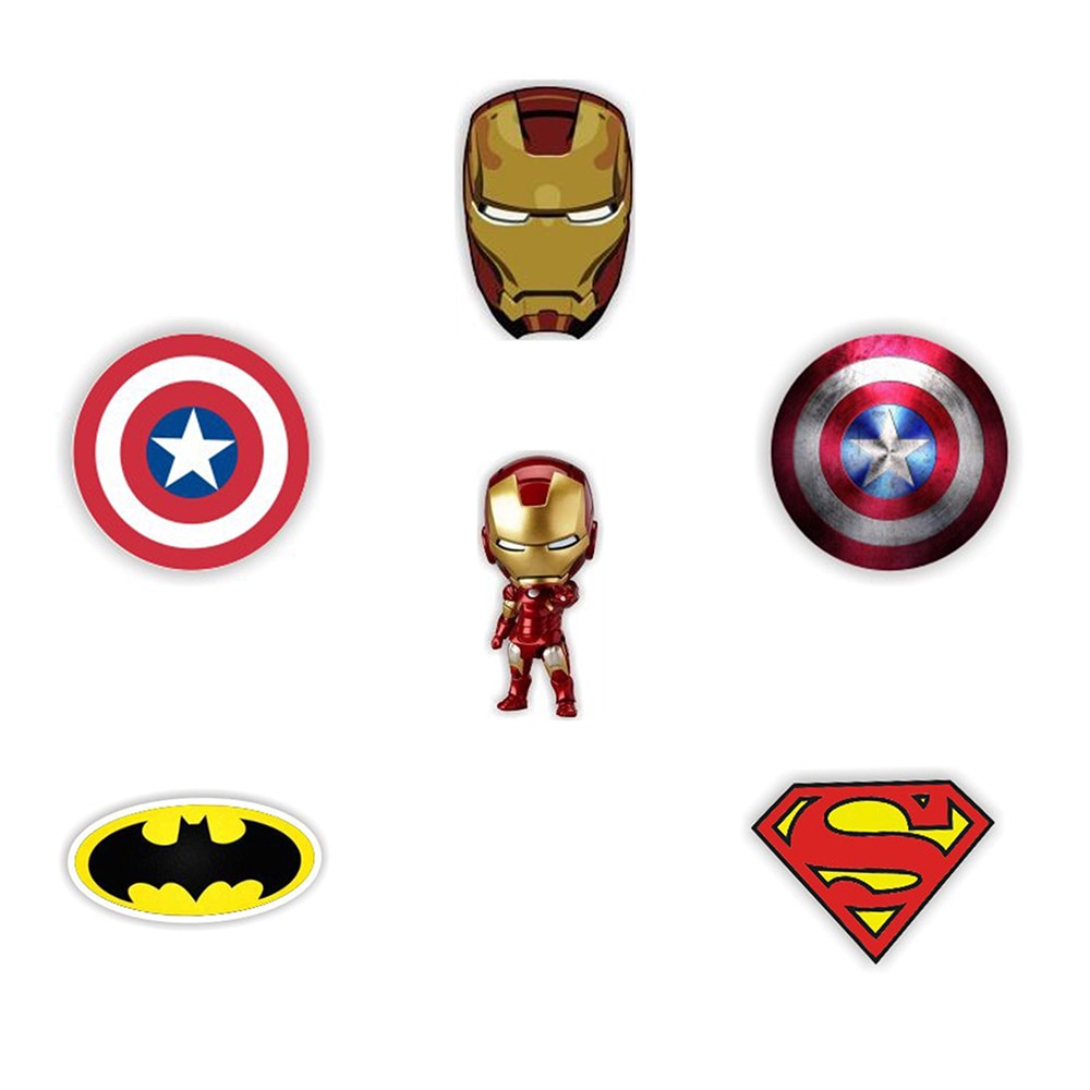 MISC: ASSORTED SUPERHERO PINS (NEW)